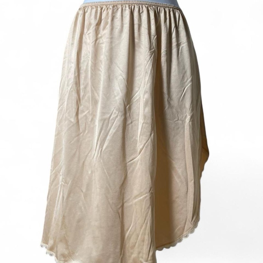 Vintage Warners Soft Pink Midi Slip Skirt